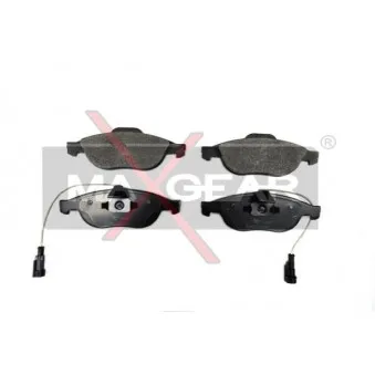 Jeu de 4 plaquettes de frein avant MAXGEAR 19-0630