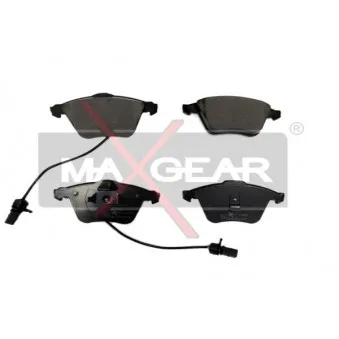Jeu de 4 plaquettes de frein avant MAXGEAR 19-0633