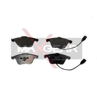 Jeu de 4 plaquettes de frein avant MAXGEAR 19-0634