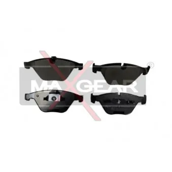 Jeu de 4 plaquettes de frein avant MAXGEAR 19-0639