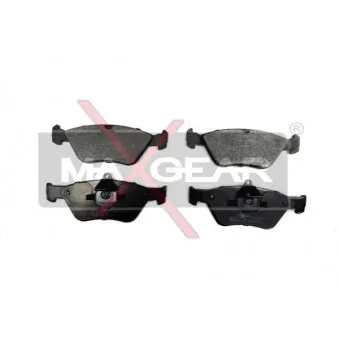 Jeu de 4 plaquettes de frein avant MAXGEAR 19-0640