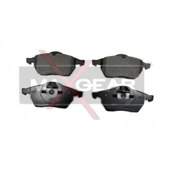 Jeu de 4 plaquettes de frein avant MAXGEAR 19-0642