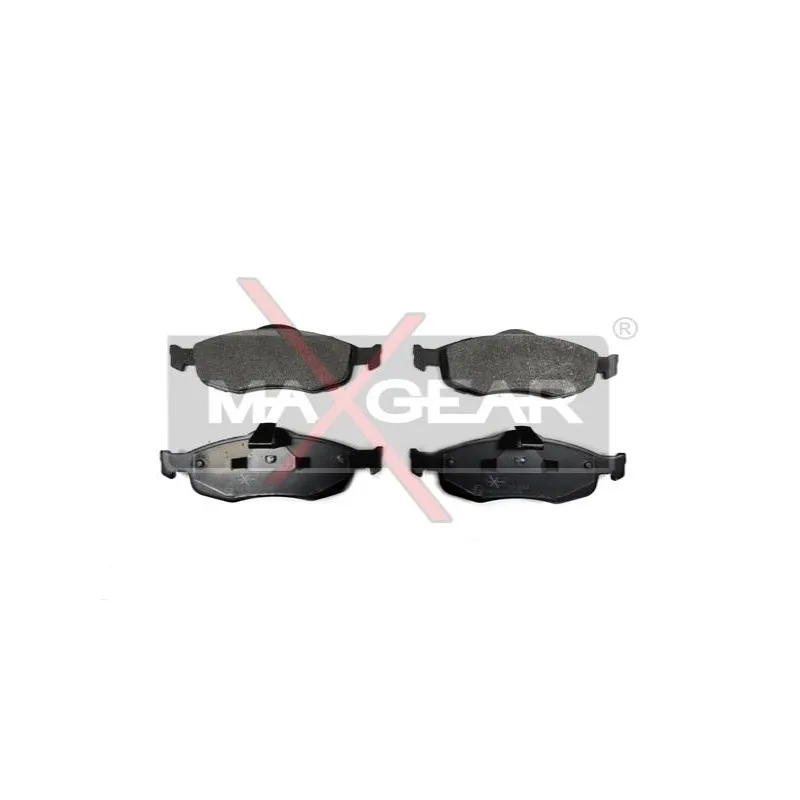 Jeu de 4 plaquettes de frein arrière MAXGEAR 19-0643