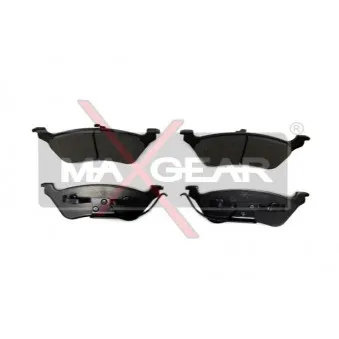 Jeu de 4 plaquettes de frein arrière MAXGEAR 19-0646
