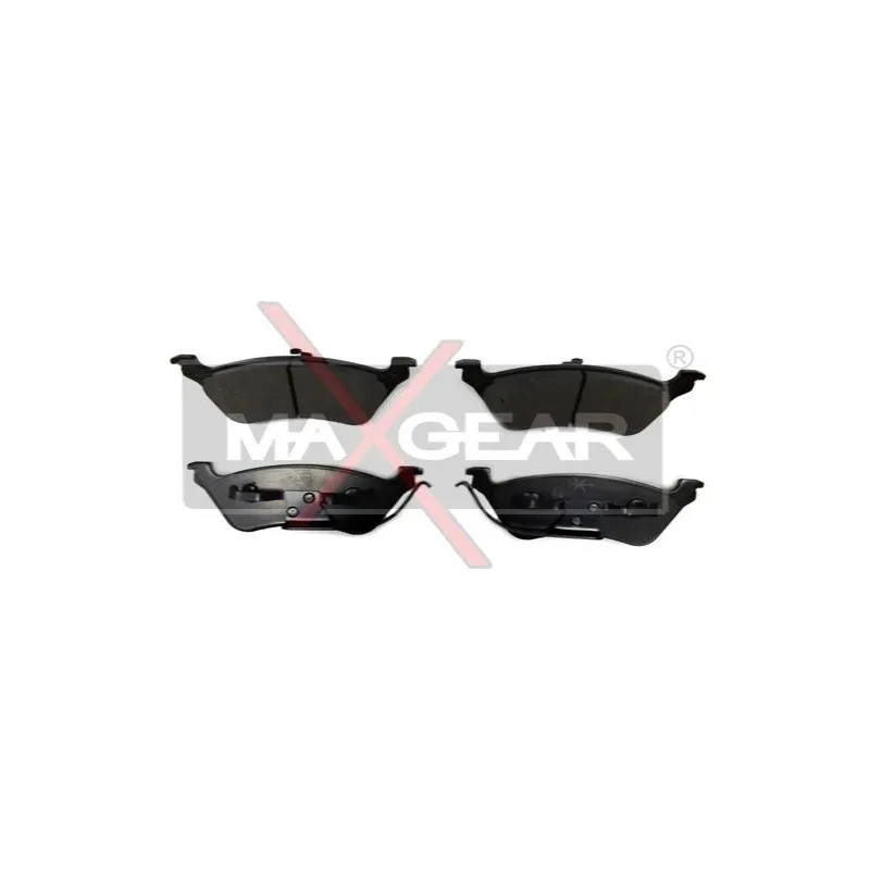 Jeu de 4 plaquettes de frein arrière MAXGEAR 19-0646