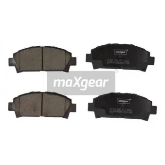 Jeu de 4 plaquettes de frein avant MAXGEAR 19-0647