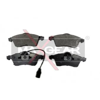 Jeu de 4 plaquettes de frein avant MAXGEAR 19-0648