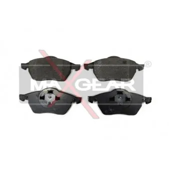 Jeu de 4 plaquettes de frein avant MAXGEAR 19-0650