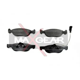 Jeu de 4 plaquettes de frein avant MAXGEAR 19-0655