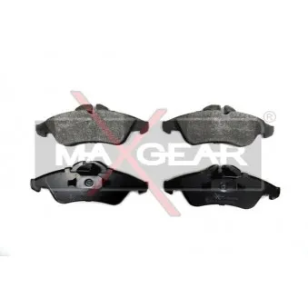 Jeu de 4 plaquettes de frein avant MAXGEAR 19-0658