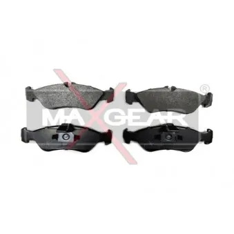 Jeu de 4 plaquettes de frein arrière MAXGEAR 19-0662