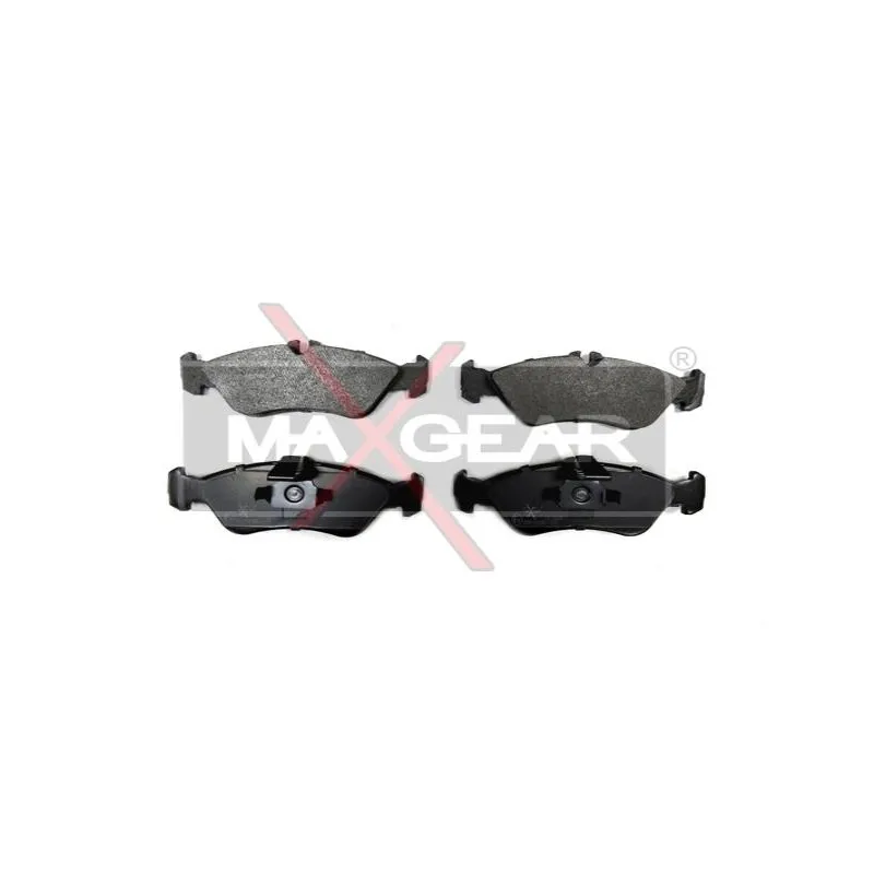Jeu de 4 plaquettes de frein arrière MAXGEAR 19-0662