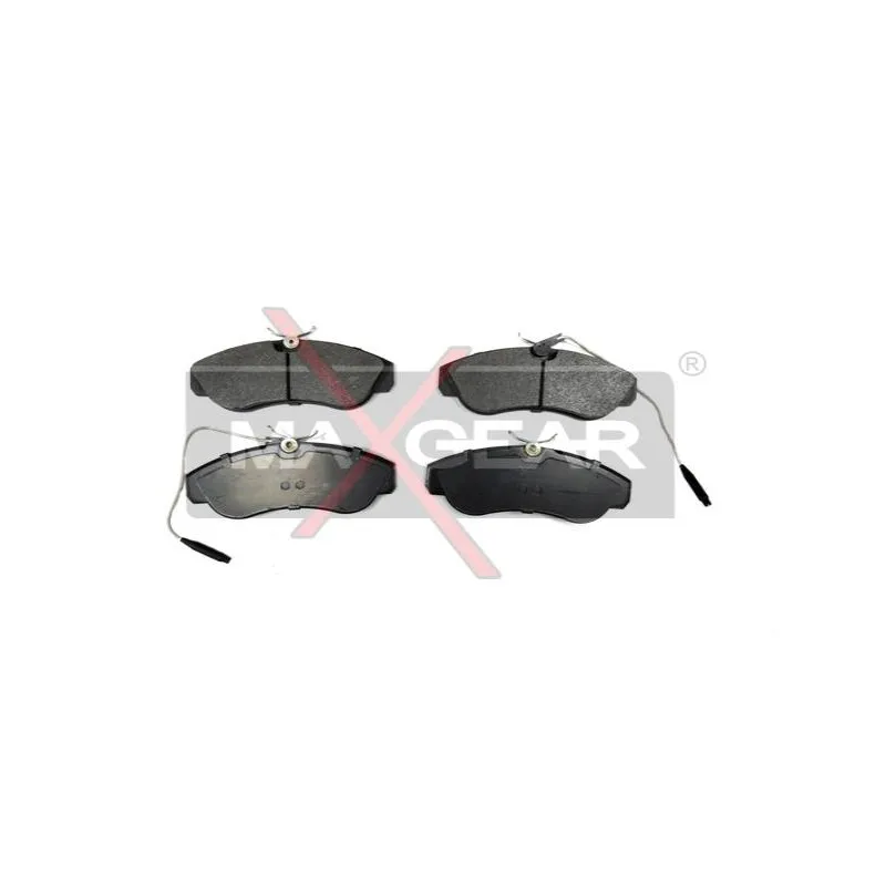 Jeu de 4 plaquettes de frein avant MAXGEAR 19-0663
