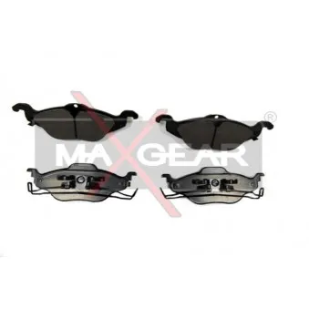 Jeu de 4 plaquettes de frein avant MAXGEAR 19-0664
