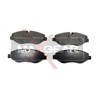 Jeu de 4 plaquettes de frein avant MAXGEAR 19-0666