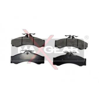 Jeu de 4 plaquettes de frein arrière MAXGEAR 19-0667