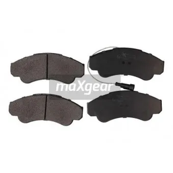 Jeu de 4 plaquettes de frein avant MAXGEAR 19-0668