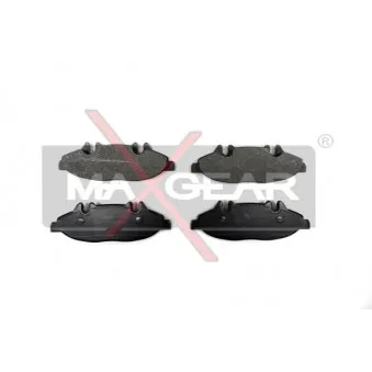 Jeu de 4 plaquettes de frein avant MAXGEAR 19-0669