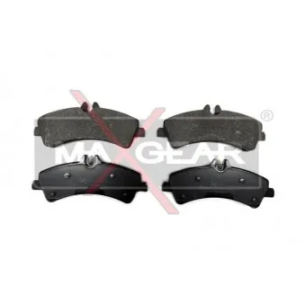 Jeu de 4 plaquettes de frein arrière MAXGEAR 19-0670