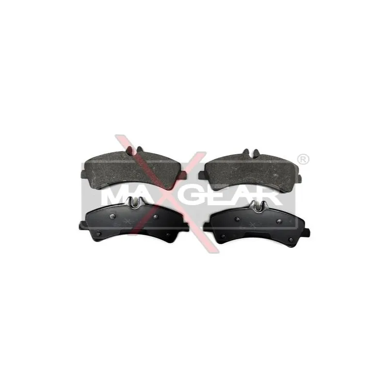 Jeu de 4 plaquettes de frein arrière MAXGEAR 19-0670