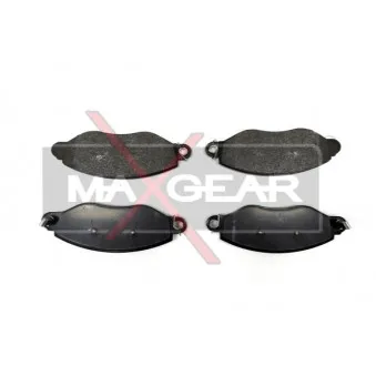 Jeu de 4 plaquettes de frein avant MAXGEAR 19-0671