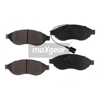 Jeu de 4 plaquettes de frein avant MAXGEAR 19-0673