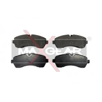 Jeu de 4 plaquettes de frein avant MAXGEAR 19-0675