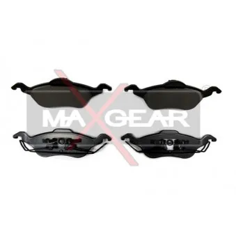 Jeu de 4 plaquettes de frein avant MAXGEAR 19-0676