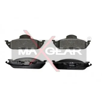 Jeu de 4 plaquettes de frein avant MAXGEAR 19-0677