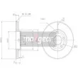 Jeu de 2 disques de frein avant MAXGEAR 19-0683 - Visuel 2