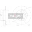 Jeu de 2 disques de frein arrière MAXGEAR 19-0749 - Visuel 2