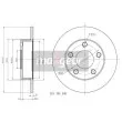 Jeu de 2 disques de frein arrière MAXGEAR 19-0756MAX - Visuel 2