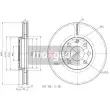 Jeu de 2 disques de frein avant MAXGEAR 19-0772 - Visuel 2