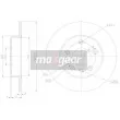 Jeu de 2 disques de frein arrière MAXGEAR 19-0792MAX - Visuel 2