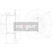 Jeu de 2 disques de frein arrière MAXGEAR 19-0794MAX - Visuel 2