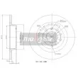 Jeu de 2 disques de frein arrière MAXGEAR 19-0813MAX - Visuel 2
