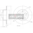 Jeu de 2 disques de frein arrière MAXGEAR 19-0815MAX - Visuel 2