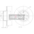 Jeu de 2 disques de frein arrière MAXGEAR 19-0833MAX - Visuel 2