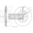 Jeu de 2 disques de frein arrière MAXGEAR 19-0842MAX - Visuel 2
