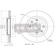 Jeu de 2 disques de frein avant MAXGEAR 19-0843MAX - Visuel 2