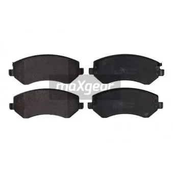 Jeu de 4 plaquettes de frein avant MAXGEAR 19-0869