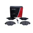 Jeu de 4 plaquettes de frein avant MAXGEAR 19-0871 - Visuel 1