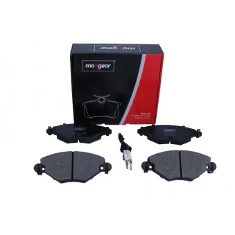Jeu de 4 plaquettes de frein avant MAXGEAR 19-0871