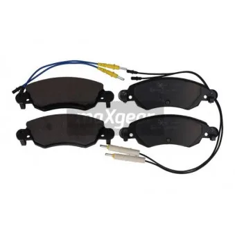 Jeu de 4 plaquettes de frein avant MAXGEAR 19-0872