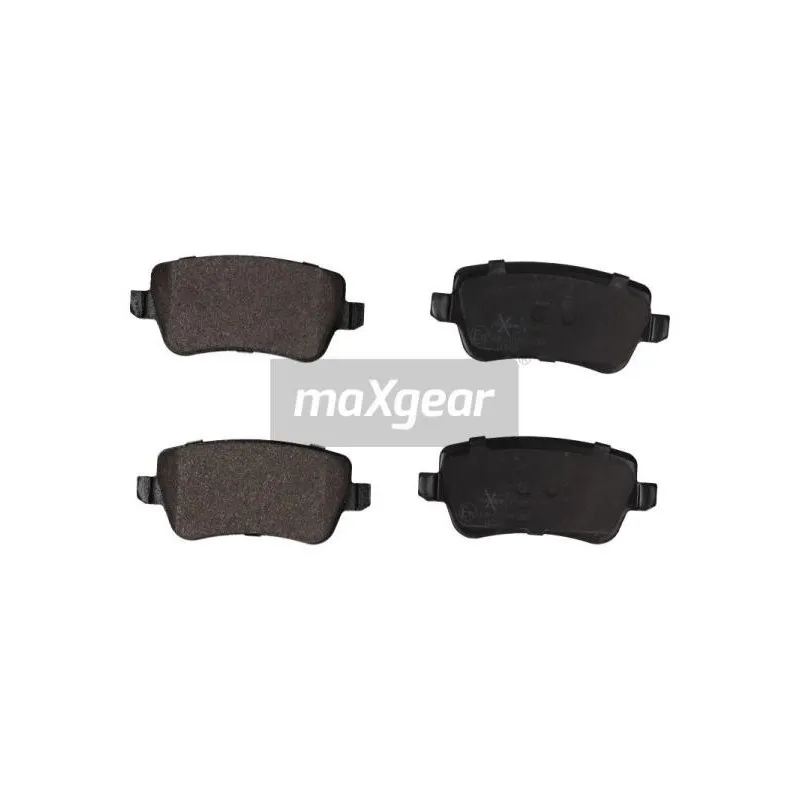 Jeu de 4 plaquettes de frein arrière MAXGEAR 19-0874