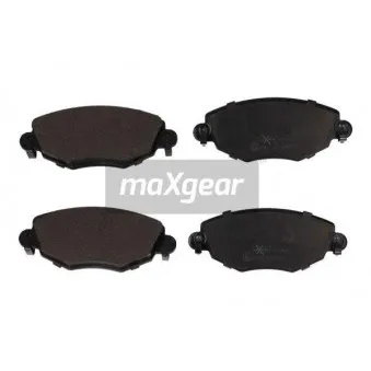 Jeu de 4 plaquettes de frein avant MAXGEAR 19-0876