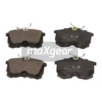 Jeu de 4 plaquettes de frein arrière MAXGEAR 19-0880