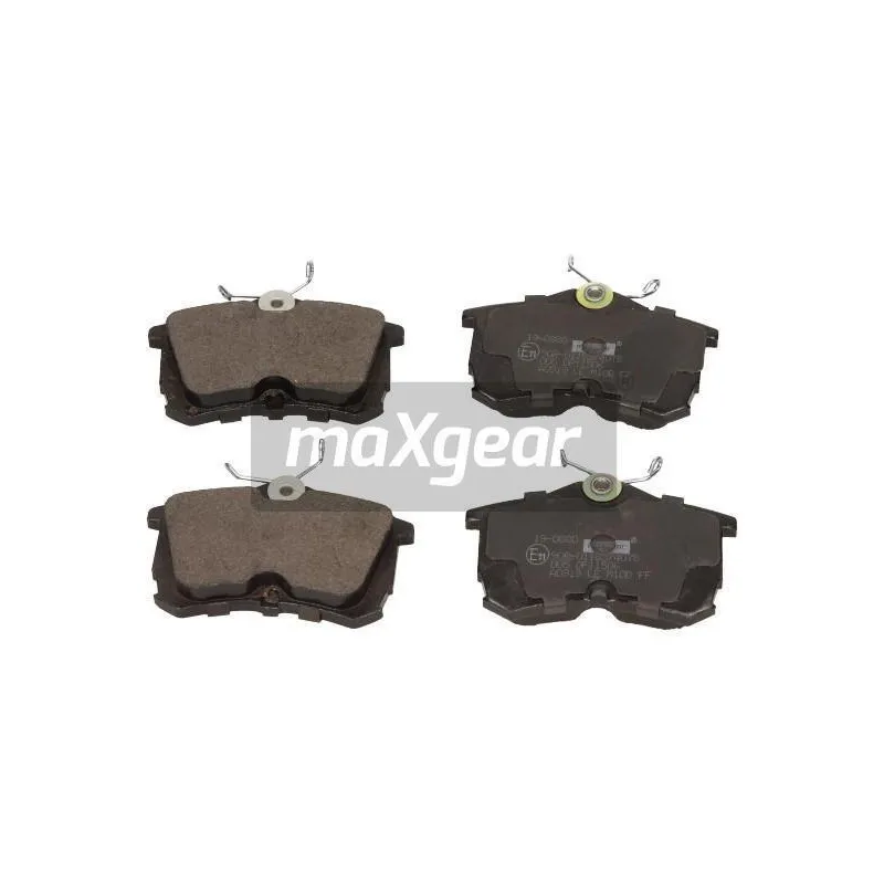 Jeu de 4 plaquettes de frein arrière MAXGEAR 19-0880