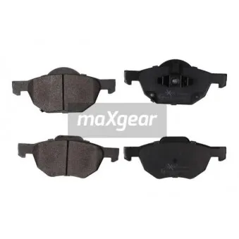 Jeu de 4 plaquettes de frein avant MAXGEAR 19-0881