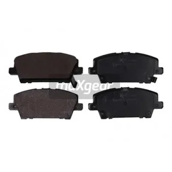 Jeu de 4 plaquettes de frein avant MAXGEAR 19-0882